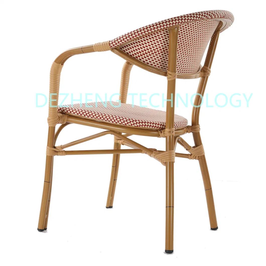 Designer Washable Portable Outdoor Nordic Rattan Stacking Dining Chair