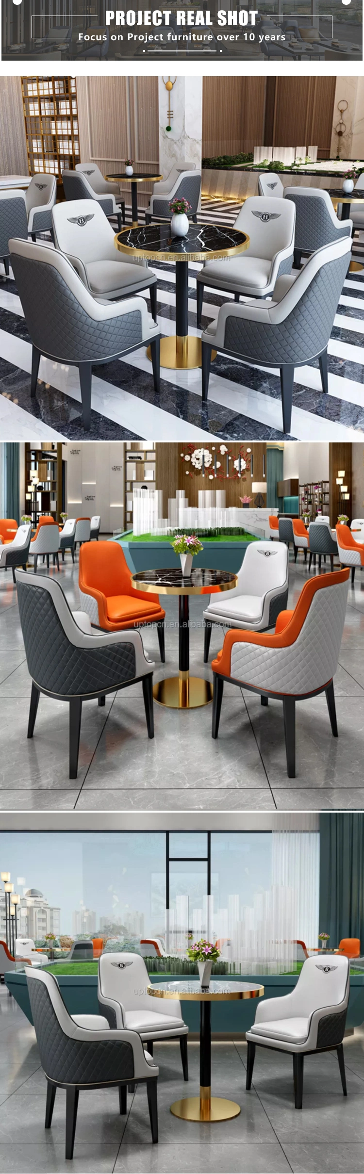 Modern Dining Furniture Cafe Sets Restaurant Table and Chairs (SP-CS9)