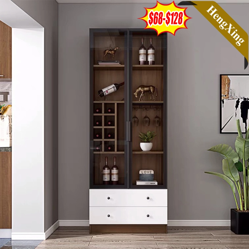 Hotel Bedroom Furniture Home Kitchen Glass Mirror Door Shoes Wine Living Room Cabinet Rack