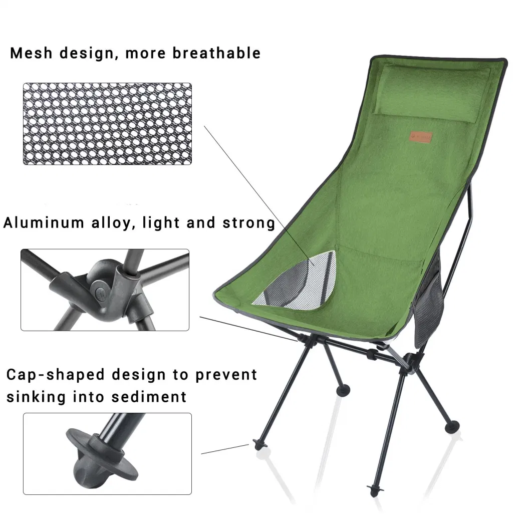 Fashion Adjustable Camping Chair Fabric Outdoor Fishing Chair Picnic Chair