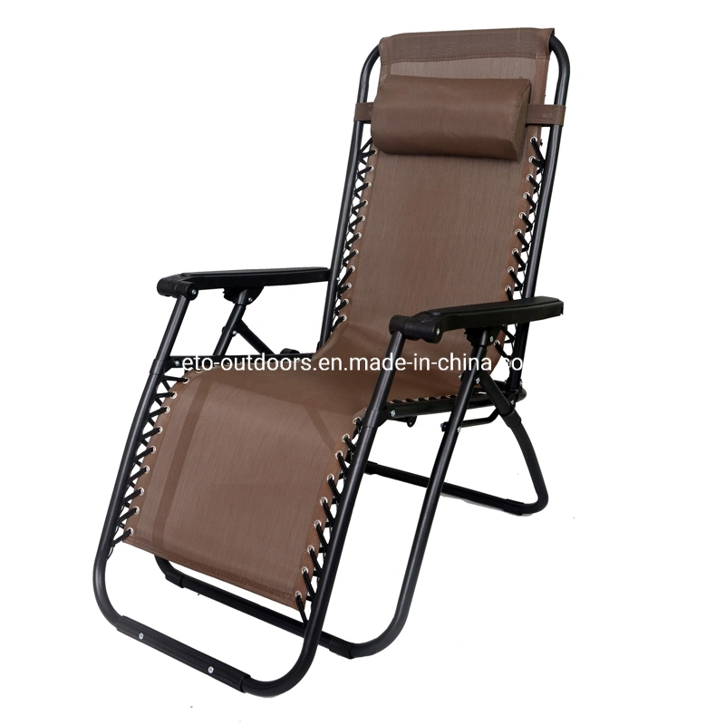 Outdoor Folding Chaise Longue, Foldable Sun Beach Pool Deck Leisure Lazy Lounge Chairs