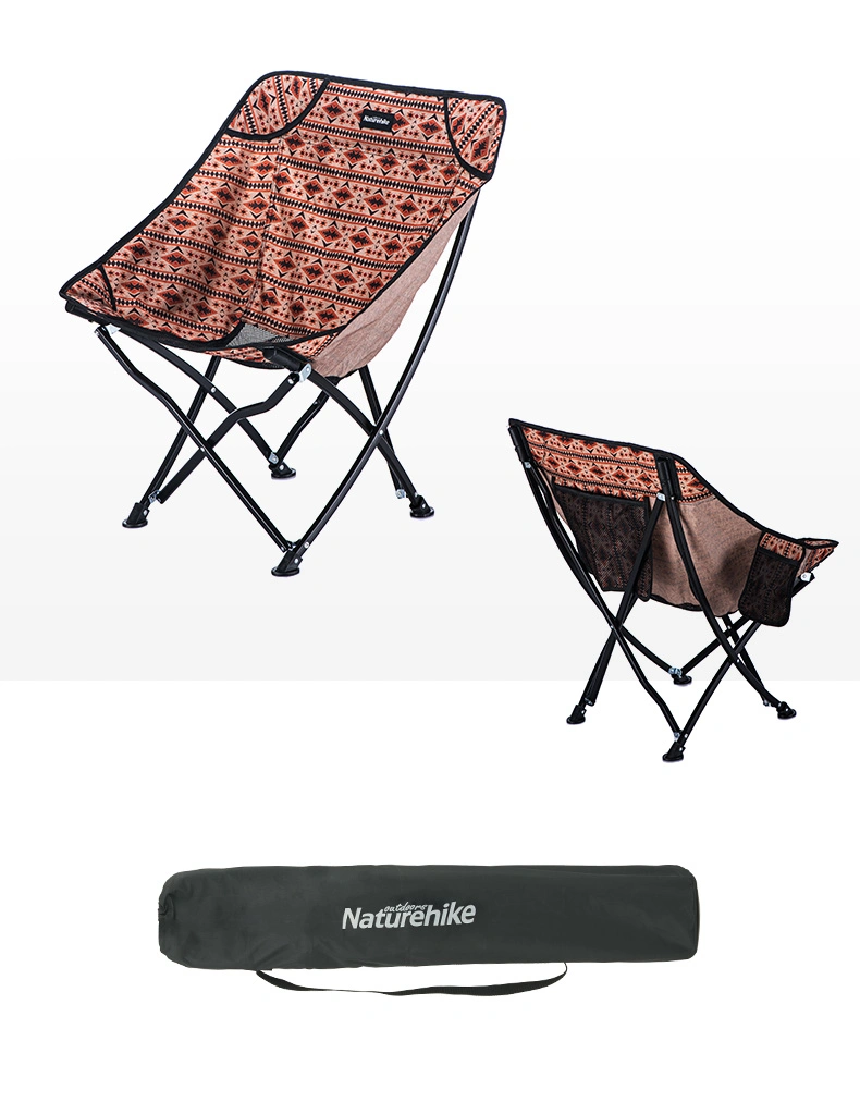 Outdoor Portable Light Weight Folding Moon Chair for Fishing Beach Camping Drawing Picnic