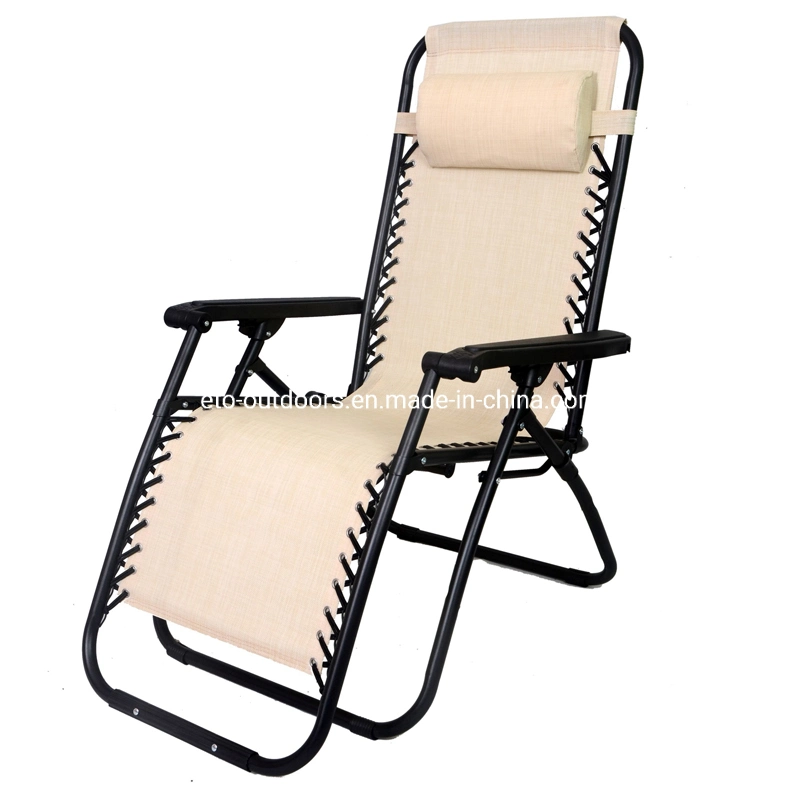 Outdoor Folding Chaise Longue, Foldable Sun Beach Pool Deck Leisure Lazy Lounge Chairs