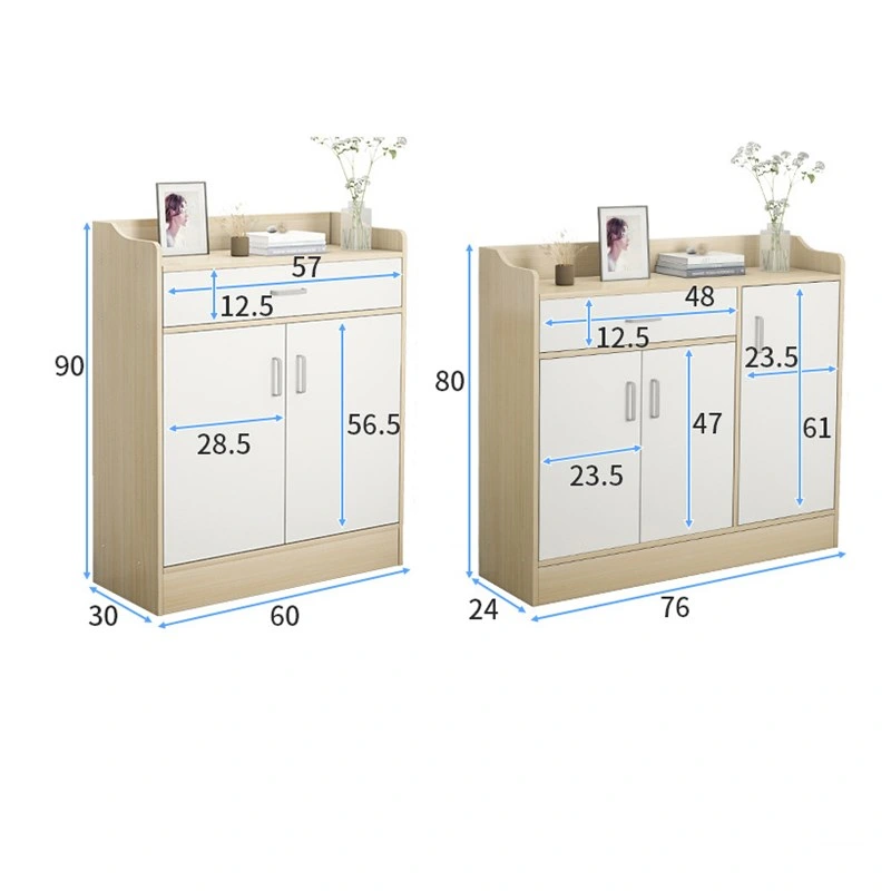 Shoe Rack Household Entrance Large Capacity and Space Saving Simple Storage Cabinet Simple and Economical Multi-Layer Dustproof Household Shoe Cabinet