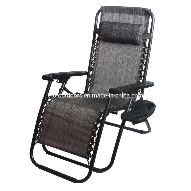 Outdoor Folding Chaise Longue, Foldable Sun Beach Pool Deck Leisure Lazy Lounge Chairs