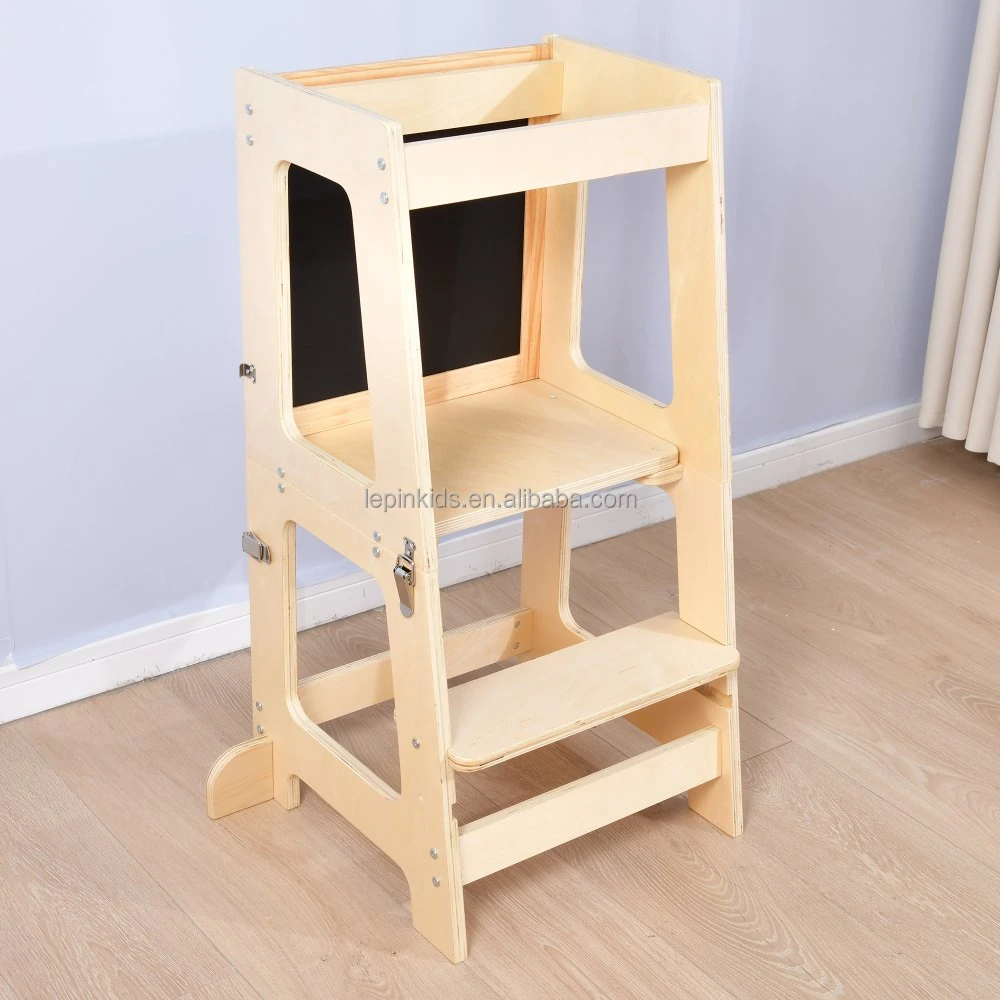 Kids Learning Tower Kitchen Helper Stool for Toddlers