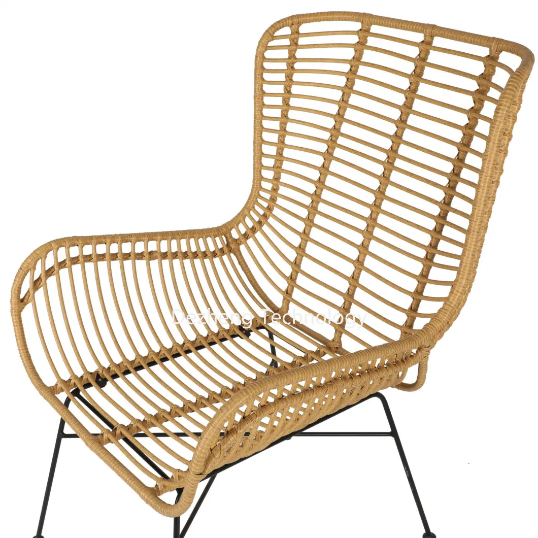 Modern Aluminum Rattan Garden Chair Dining Outdoor Combination Chair Set