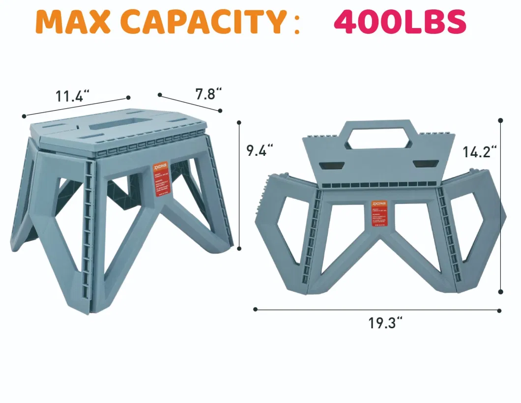 Folding Step Garden Stool for Seniors Sitting Outdoor Indoor