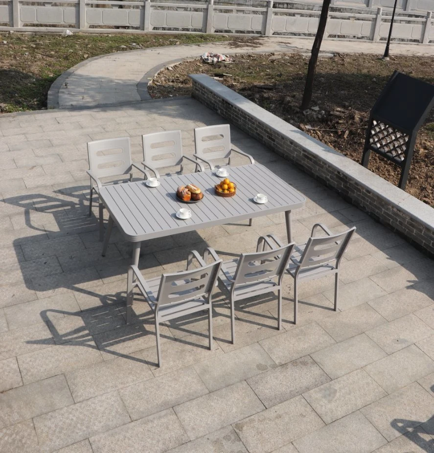 Outdoor Leisure Chairs, Villa and Courtyard Garden Open-Air Balcony Outdoor Aluminum Alloy Deck Waterproof Sunscreen