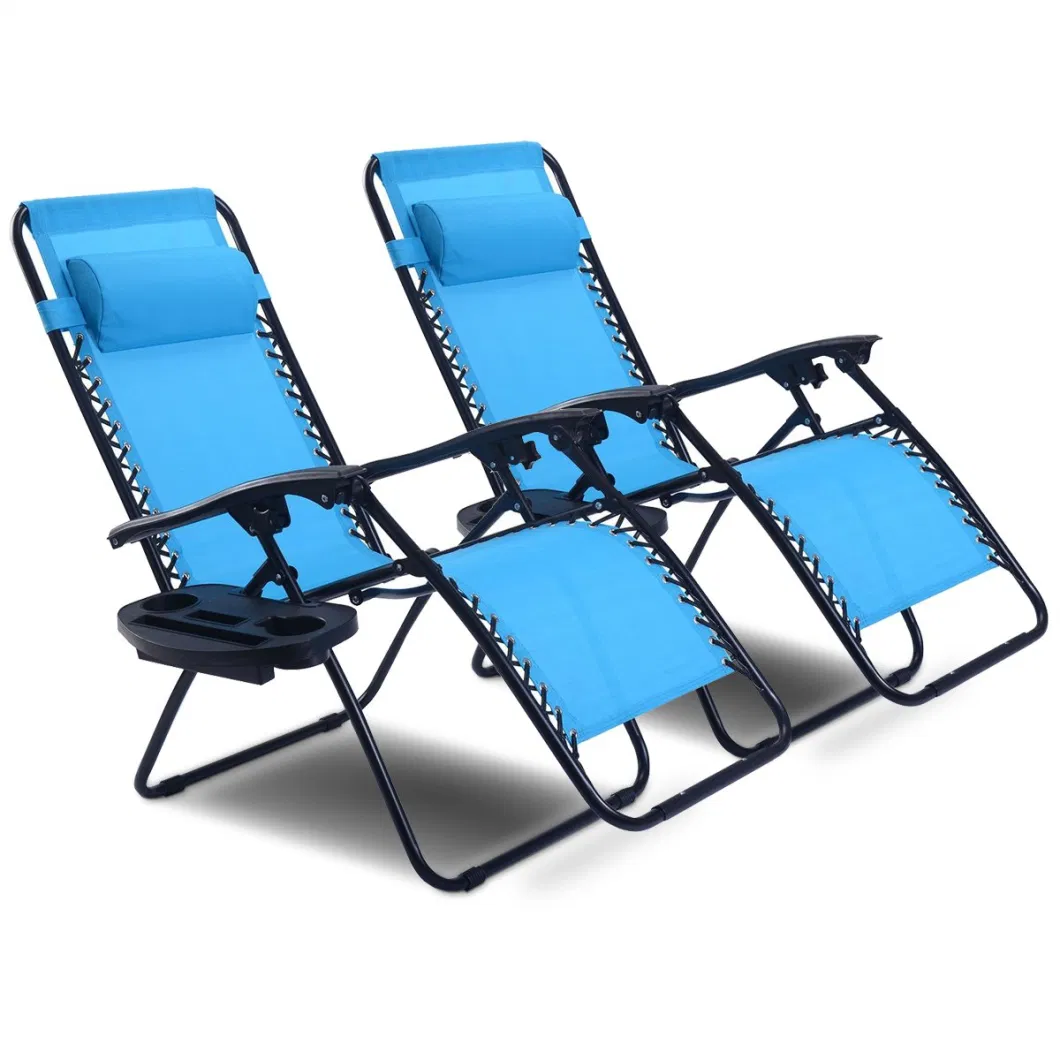 Goplus Zero Gravity Chair Adjustable Folding Lounge Recliners