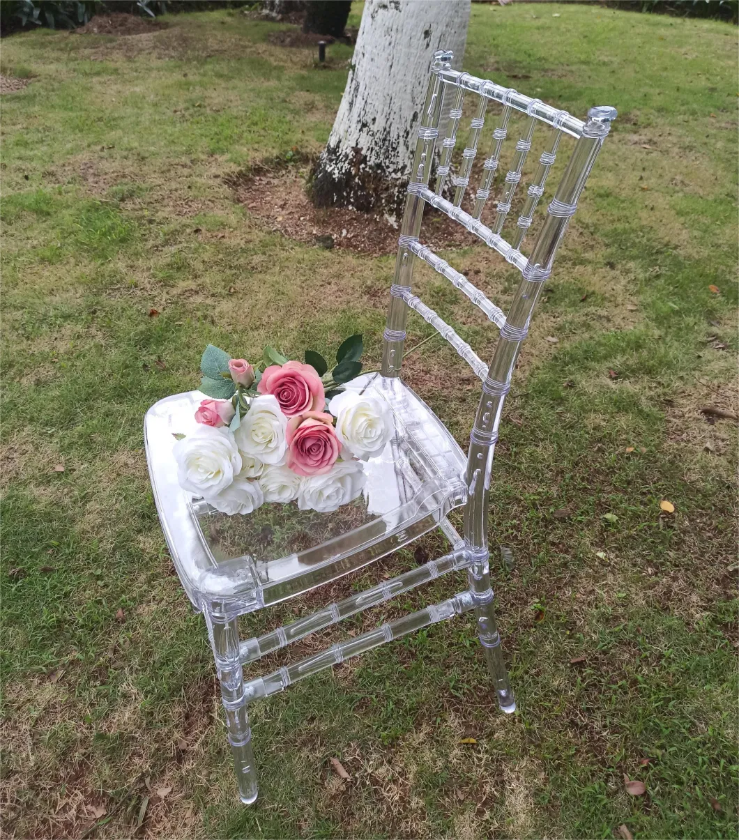 Clear Color Acrylic Chiavari Chair Kd Plastic Silla Tiffany Chair