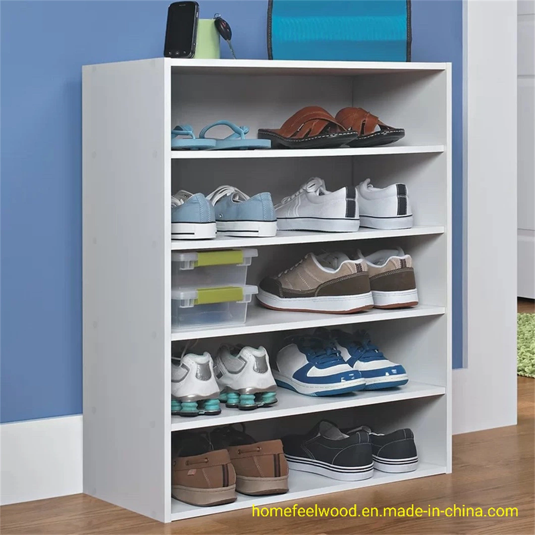 5 Layer Wall Mounted Shoe Storage Rack Shelf (HF-WF3231)