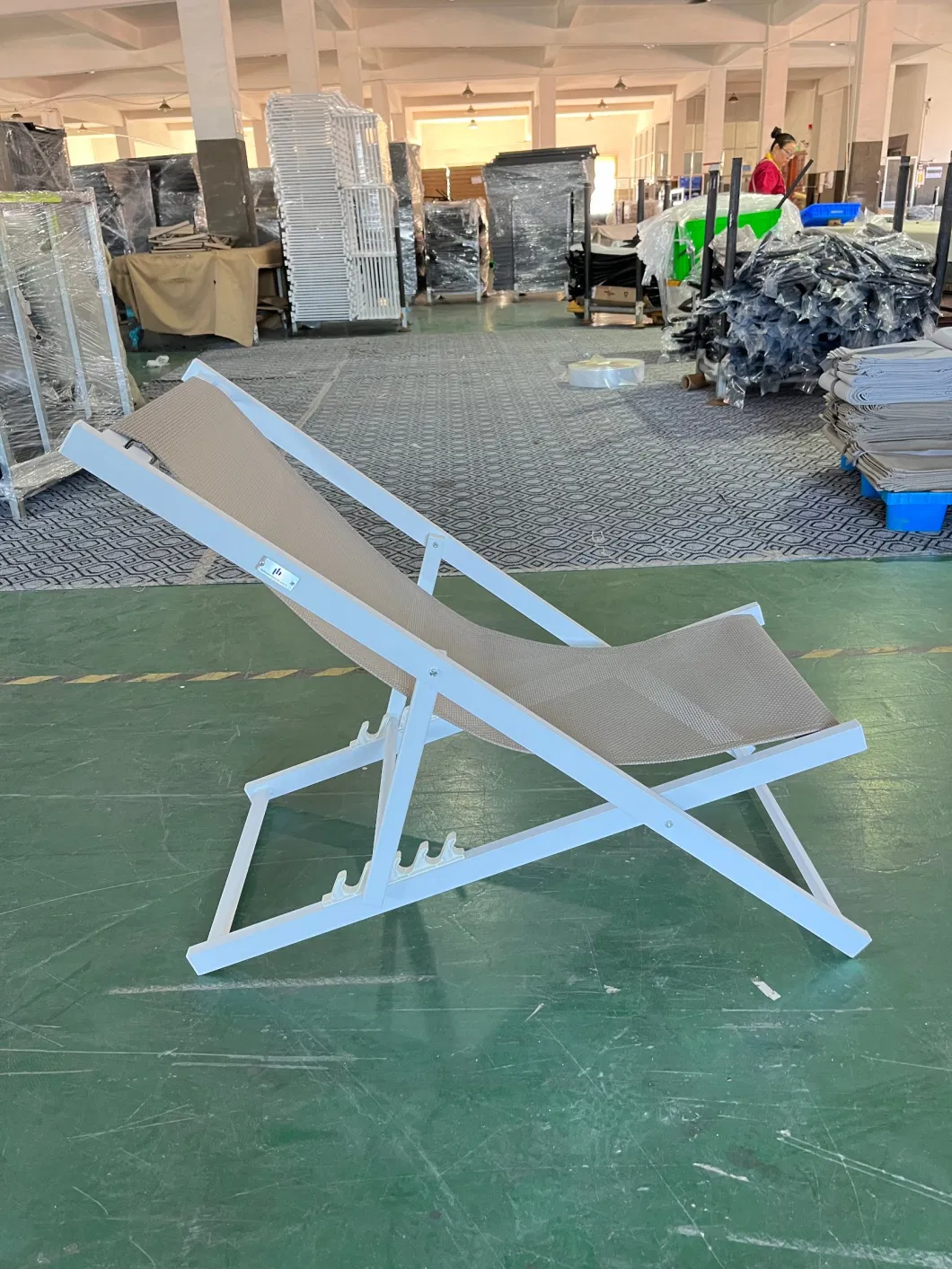 Aluminum Sea Textile Deck Chair for Pools Beach Resort Hotels