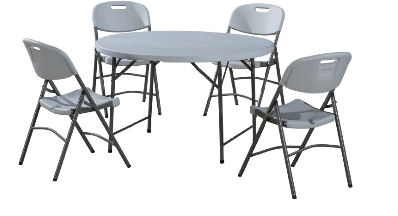 New Style Round Picnic Dining Utility Restaurant Household Folding Table