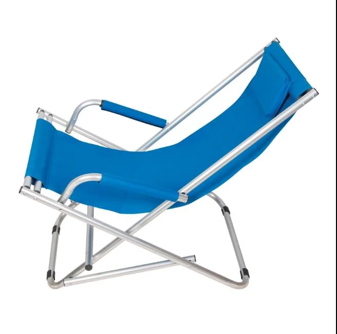 Reclining Deck Chairs Set, Steel Chaise Lounge Beach Pool Garden Furniture, Rocking Folding Chair, Rocking Beach Chair in Aluminum Frame