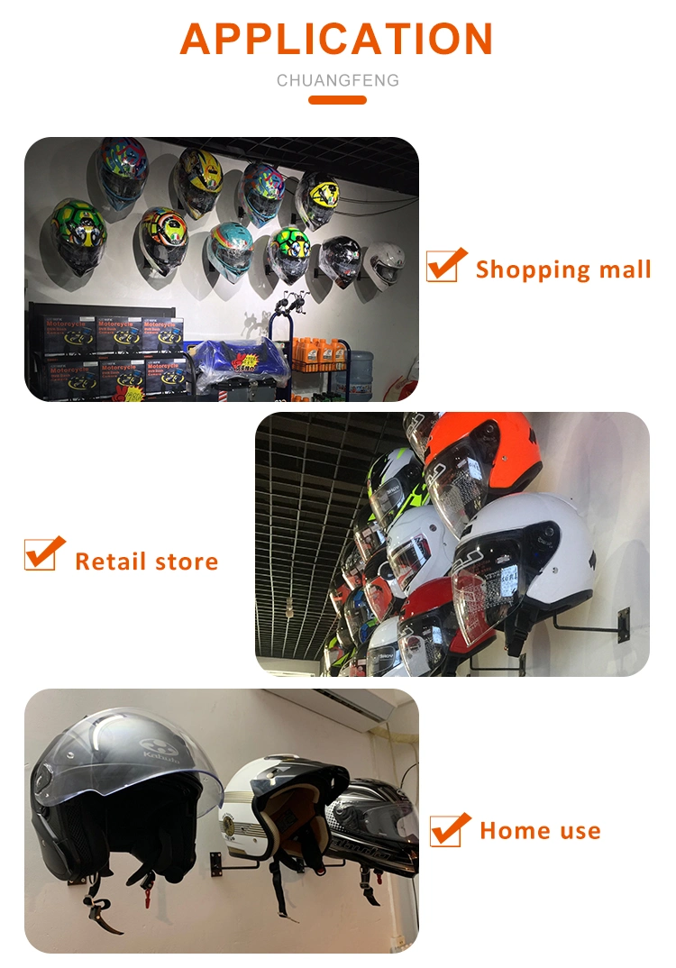 Hat Exhibition Helmet Display Stand Wholesale Iron Display Shelf Hat Rest Rack