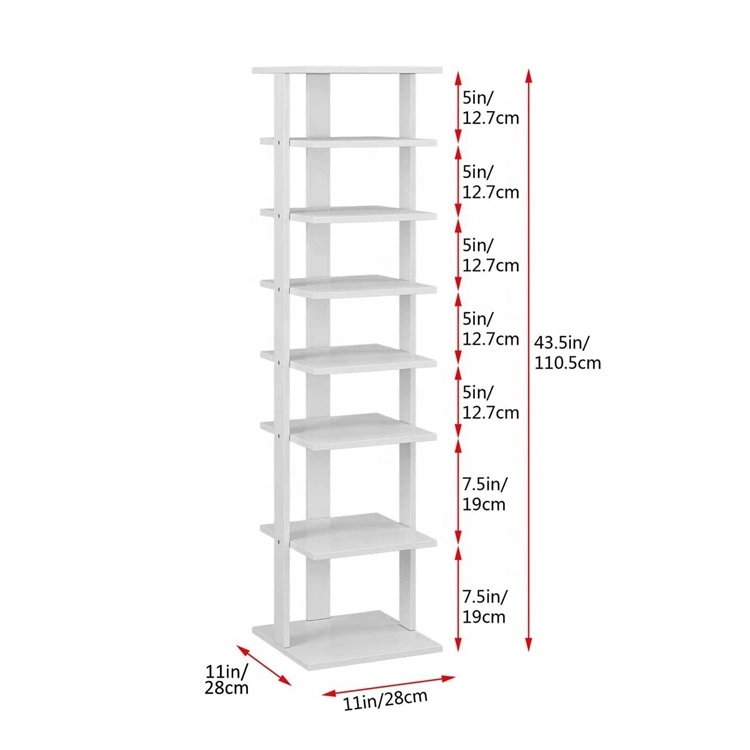 Yvt Wooden Shoe Cabinet Rack with Door and Drawer