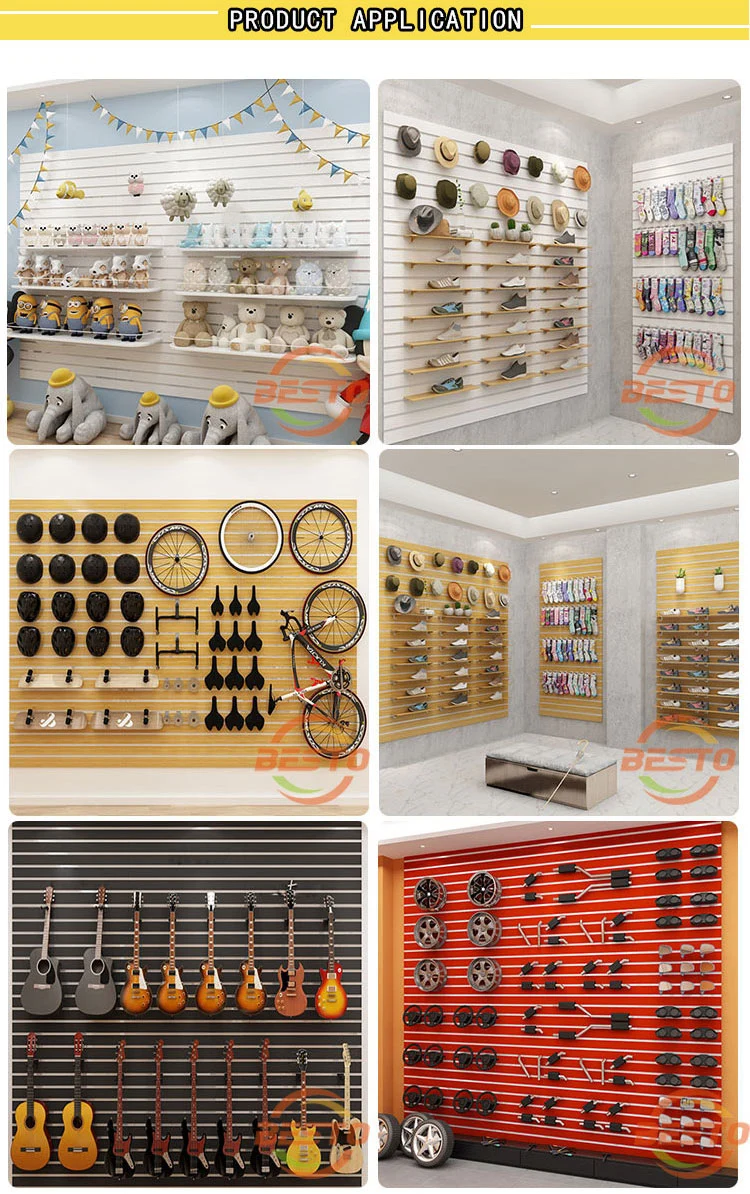 One Stop Solution Slatwall Shelving for Gift Shop