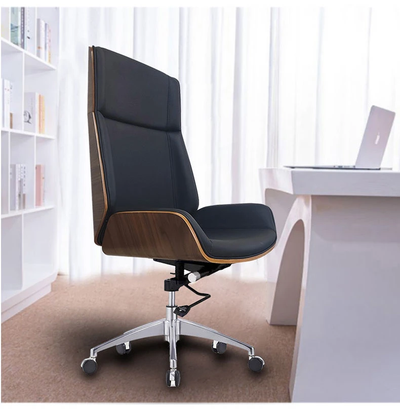 Swivel Executive Quality PU Leather Director Luxury Boss Arm Ergonomic Office Chair