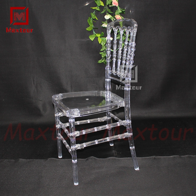 Clear Resin Acrylic Napoleon Chair for Eventos