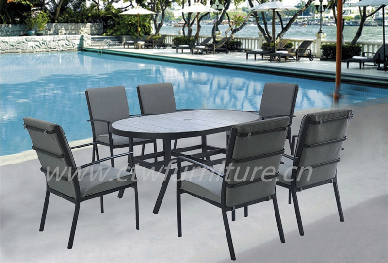 3PCS Outdoor Bistro Sets Textilener Casual Bistro Chairs with Side Table