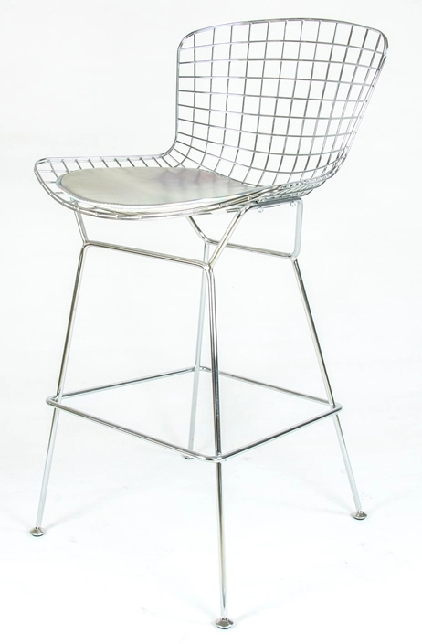 China Foshan High Quality Powder Coating Outdoor Steel Metal Wire Bertoia Side Chair