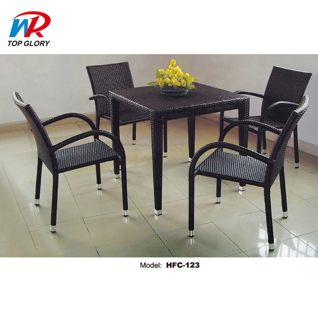 Factory Wholesale Outdoor Furniture Table and Chairs Outdoor Dining Chairs