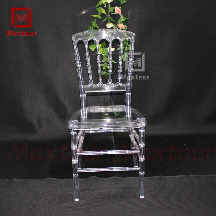 Clear Resin Acrylic Napoleon Chair for Eventos