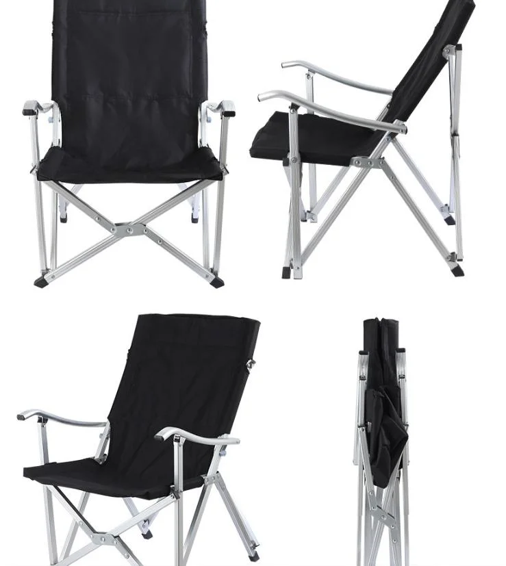 Aluminum Folding Chair Lunch Break Outdoor Portable Armrest Camping Chair Director Chair Fishing Chair Chair Ogawa Chair Chair Stable Support