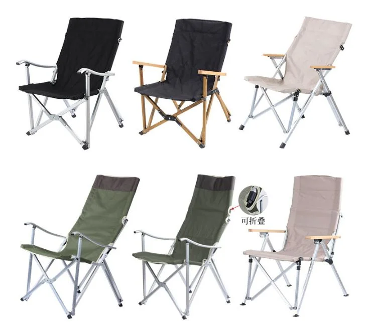 Aluminum Folding Chair Lunch Break Outdoor Portable Armrest Camping Chair Director Chair Fishing Chair Chair Ogawa Chair Chair Stable Support