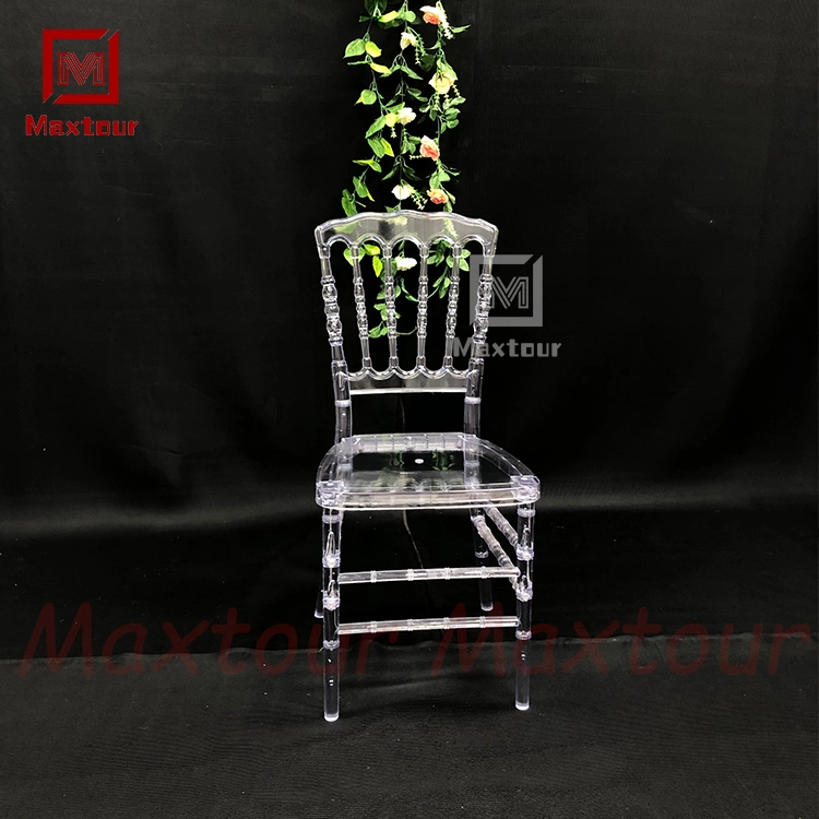 Clear Resin Acrylic Napoleon Chair for Eventos