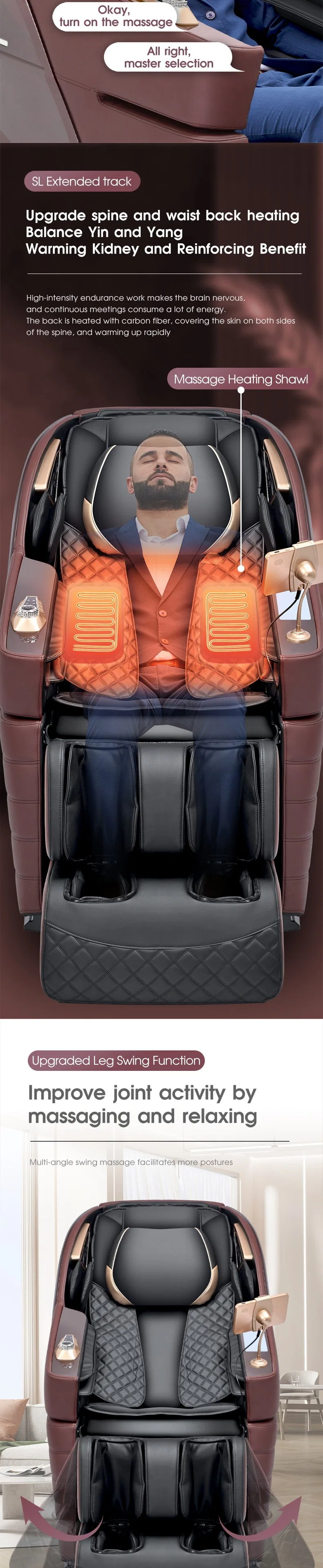 4D Space Capsule Air Compression Luxury Electric Full Body Massage Chair