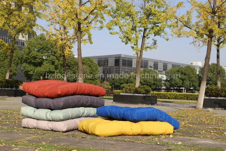 High Quality Steel Sling Hanging Swing Chair with Red Cushions