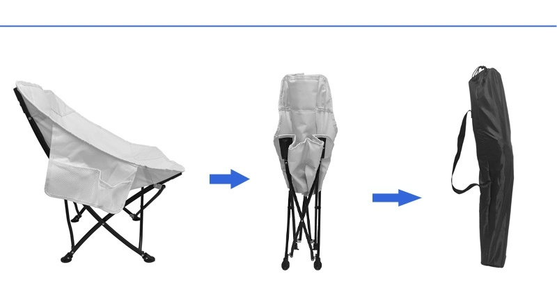 Outdoor Folding Chair Portable Ultra-Light Moon Chair Butterfly Chair Camping Fishing Small Chair Camping Chair Art Chair