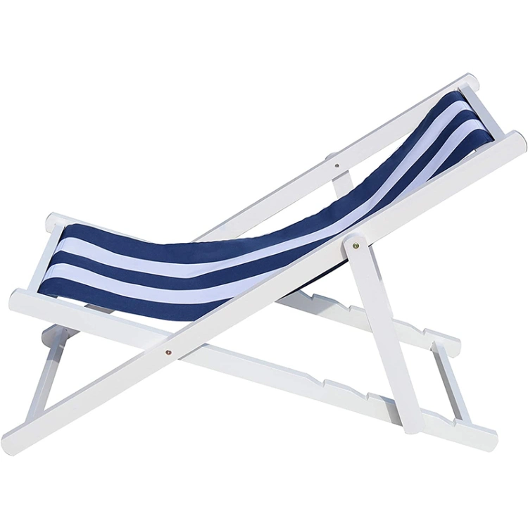 Strong Durable Portable Wholesale Wood Sling Beach Chairs for Adults Folding Lightweight