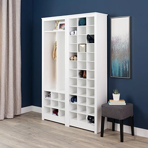 Nova Modern Apartment Furniture Entrance Shoe Storage Cabinet Bedroom White Closet Racks