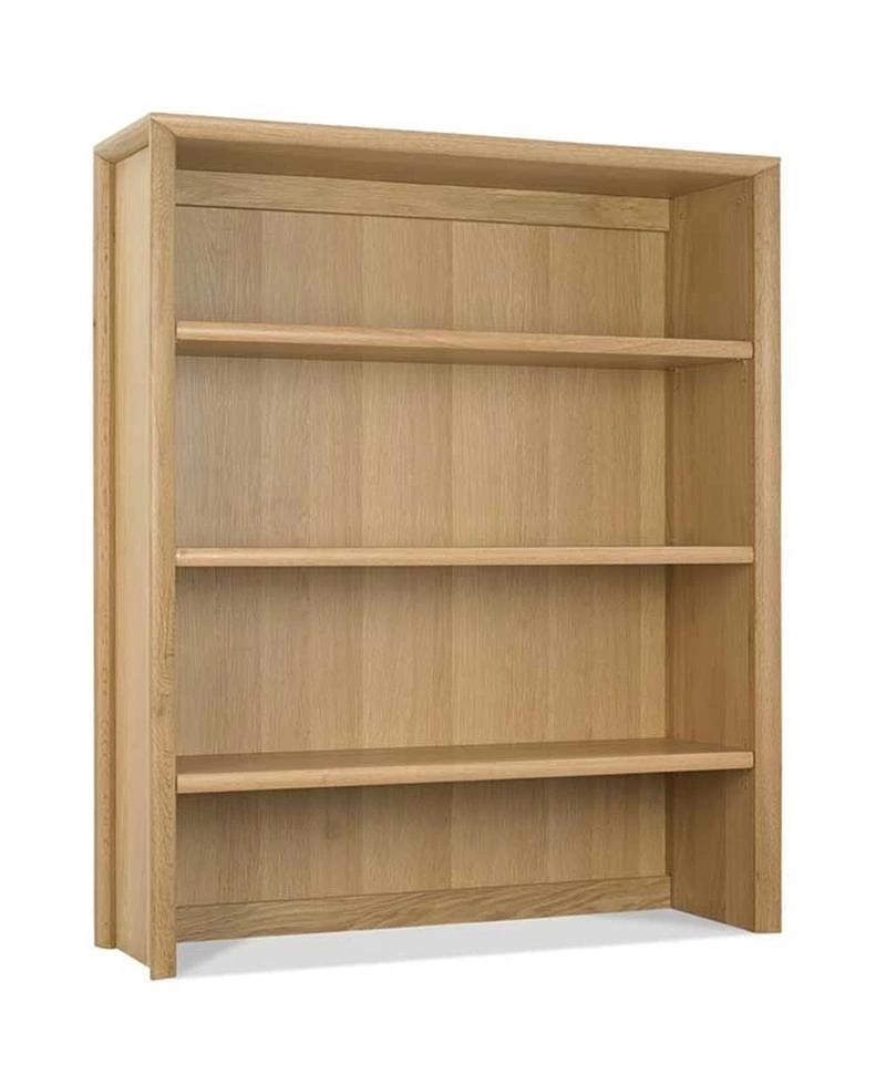 Manufacturer Solid Oak Wooden Wide Top Unit Bookcase/Bookshelf for CD and Books