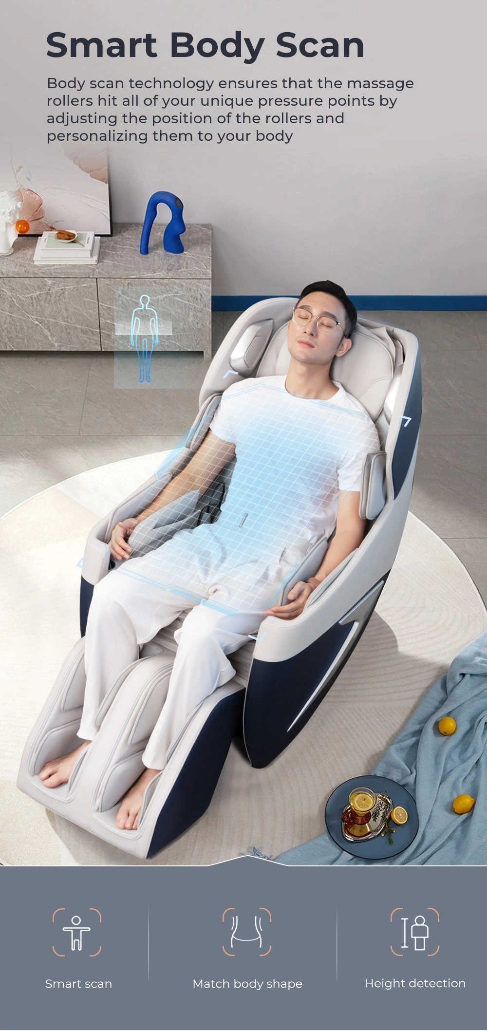 Cheap Space Capsule Zero Gravity Massage Chair for Living Room Relax