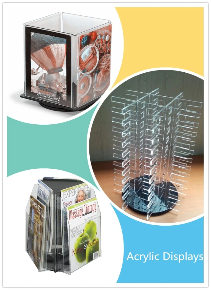 Modern Black Acrylic Exhibition Stand (AD-003)