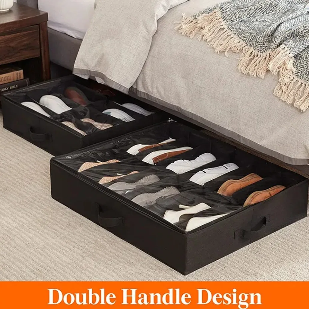 Divider Under Bed Containers Organizer Foldable Shoe Organizer Storage