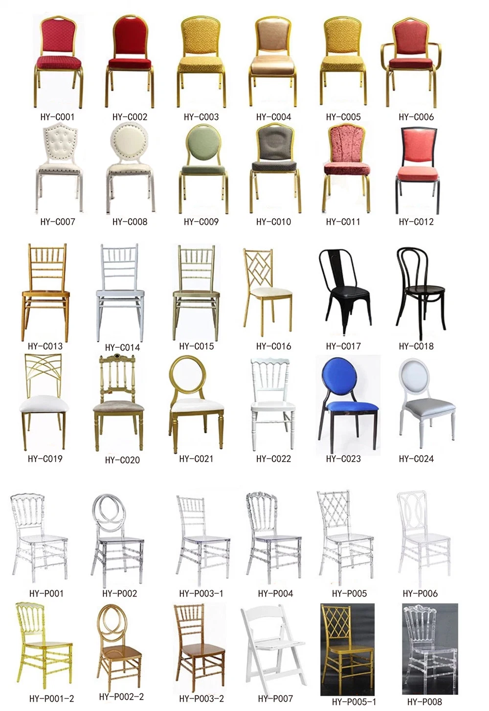 New Style Hotel Furniture Wedding Banquet White Love Chiavari PP Plastic Chair for Outdoor