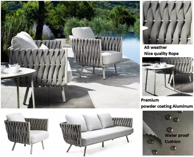 Outdoor Garden Patio Dining Room Aluminum Metal Leisure Lounge Furniture Chair