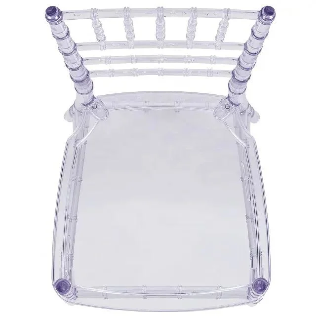 Clear Plastic Resin Tiffany Transparent Chair for Wedding Good Quality