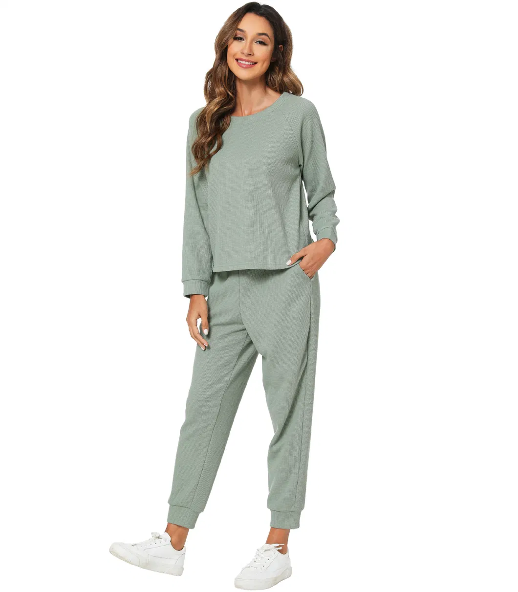 Wholesale Women Soft Bamboo Lounge Cropped Pajama Sets