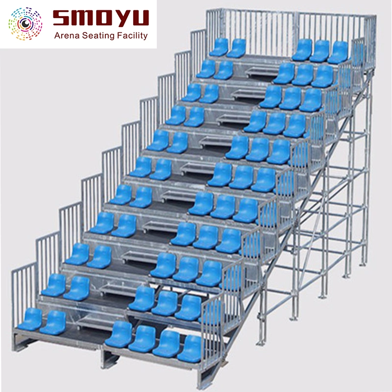 Outdoor UV Resistance Plastic HDPE Air Injection Blow Molded Stadium Seat