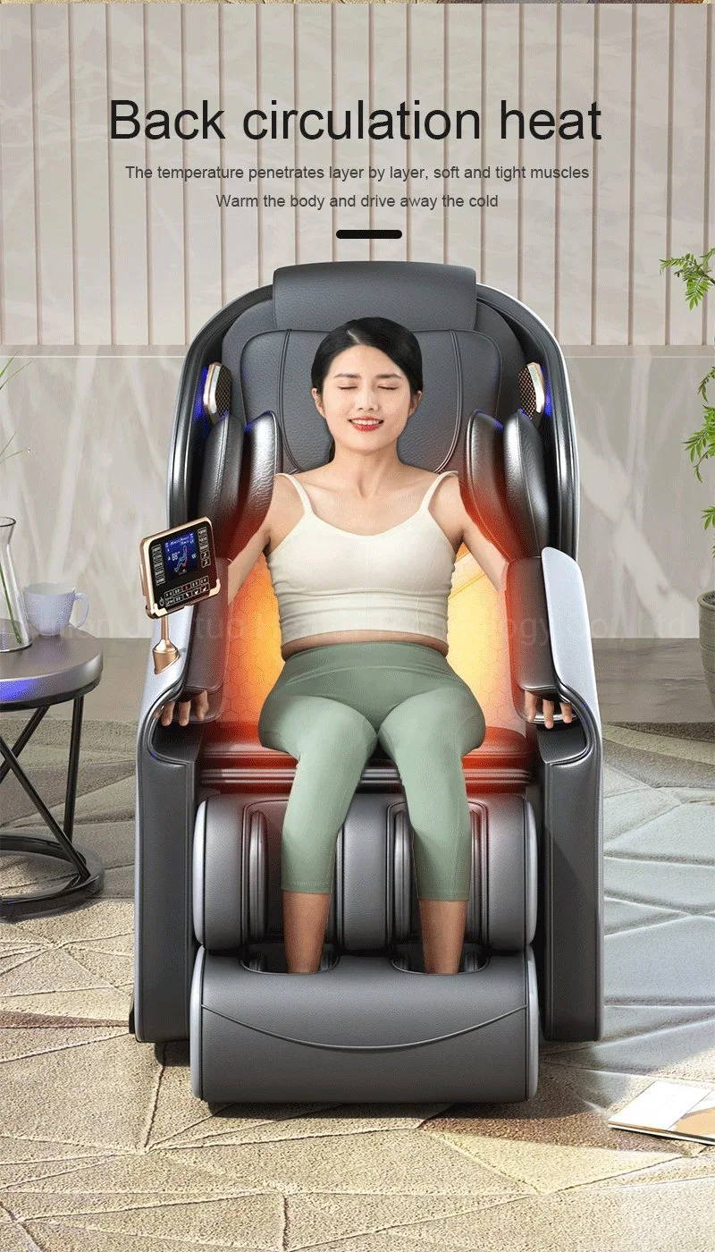 2023 Factory Manufacture PU Leather Material Color Option Full Body Massage Chair Luxury Zero Gravity