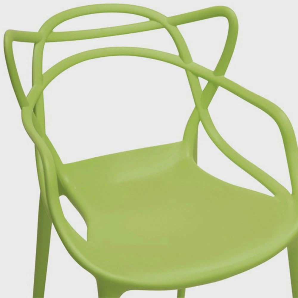 Contemporary Furniture One-piece Plastic Kitchen Chair Living Room Conference Chairs