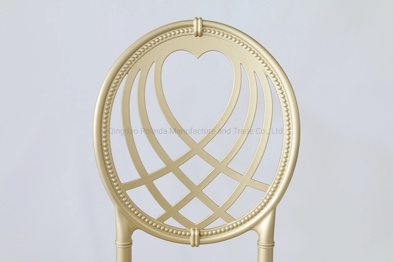 Cheap Dining Furniture Monoblock Heart Shape Chiavari Wedding Chair O Resin Chair for Rental and Sale