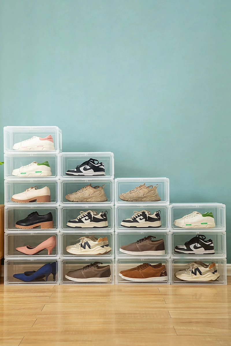 Clearview Storage Box Plastic Shoes Containers Transparent Shoes Display Box