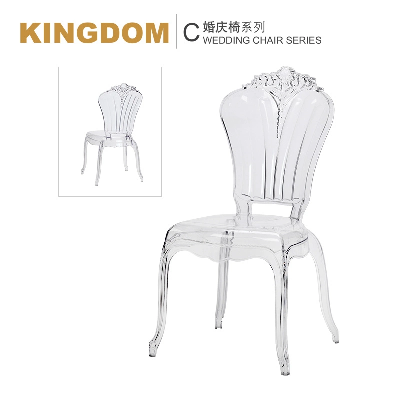 Phenix Chair Transparent Crystal Ice Resin Hotel Event Tiffany Modern Chair Home Chair